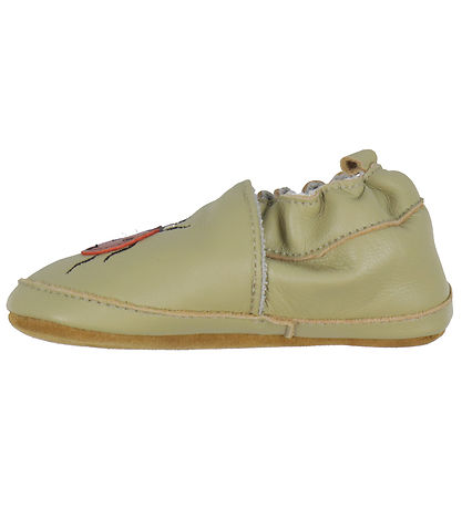 Mikk-Line Soft Sole Leather Shoes - Gray Green