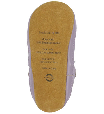 Chaussures en cuir à semelle souple Mikk-Line - Lavender Aura Chaussures en cuir à semelle souple Mikk-Line - Lavender Aura