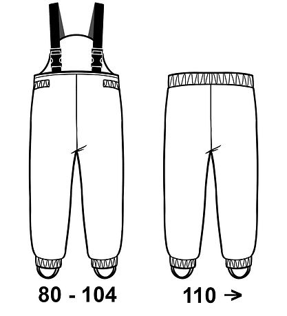 Mikk-Line Regnföt M. axlaböndum - PU - Endurunnið - Woodrose M. 