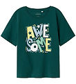 Name It T-Shirt - NmmVictor - Forest Biom/Awsome