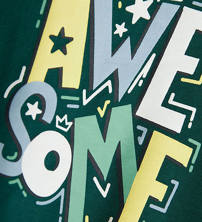 Name It T-Shirt - NmmVictor - Forest Biom/Awsome