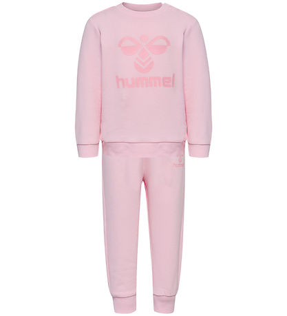 Hummel Set - hmlArine Crewsuit - Roze-A-Boo