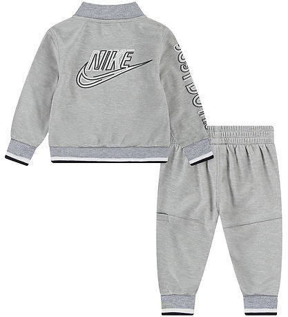 Nike Trainingsanzug - Cardigan/Hosen - Light Rauch Grey Heather