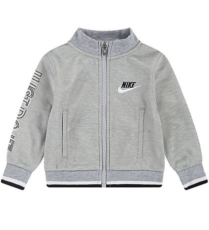 Nike Trainingsanzug - Cardigan/Hosen - Light Rauch Grey Heather