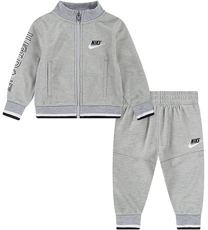 Nike Trainingsanzug - Cardigan/Hosen - Light Rauch Grey Heather