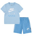 Nike Shorts Sett - T-skjorte/Shorts - Universitetet Blue Nike Shorts Sett - T-skjorte/Shorts - Universitetet Blue