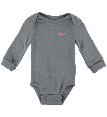 Nike Bodysuit L/æ - 3-Pack - White/Playful Pink