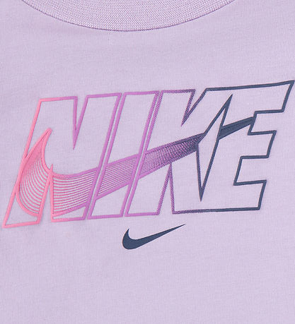 Nike Shorts Set - T-shirt/Bicycle Shorts - Diffused Blue