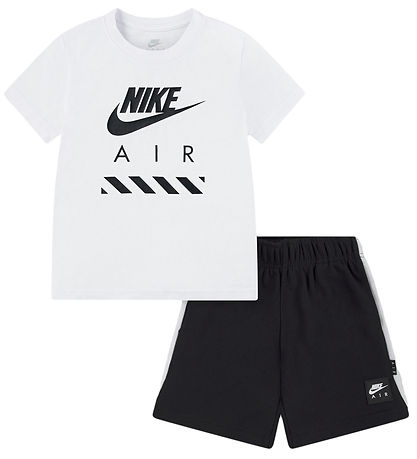 Nike Shorts Set - T-shirt/Shorts - Black/White