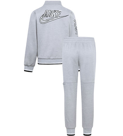 Nike Tracksuit - Cardigan/Trousers - Light Smoke Grey Heather