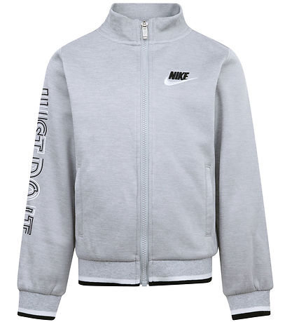 Nike Tracksuit - Cardigan/Trousers - Light Smoke Grey Heather