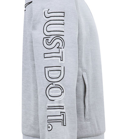Nike Tracksuit - Cardigan/Trousers - Light Smoke Grey Heather