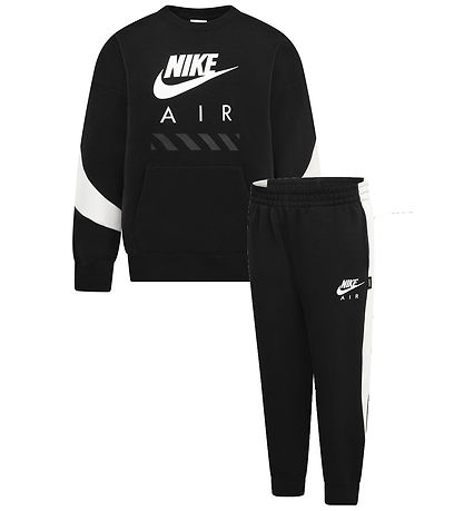 Nike Sweat Set - Sweatshirt/Sweatpants - Black