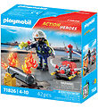 Playmobil Action Heroes - Firefighter... - 71826 - 42 Parts Playmobil Action Heroes - Firefighter... - 71826 - 42 Parts