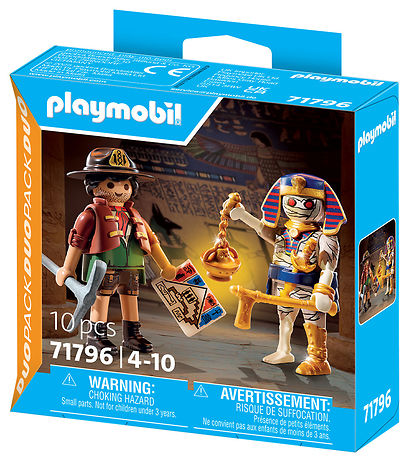 Playmobil DuoPack - Treasure Hunter And Mummy - 71796 - 10 Parts