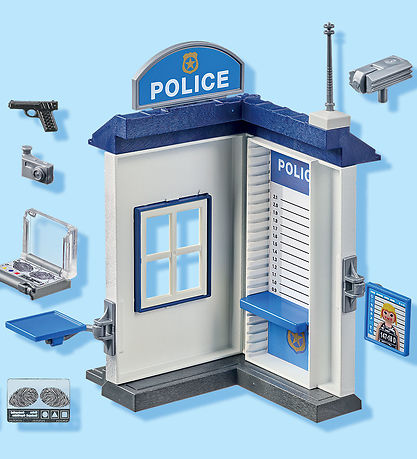 Playmobil Action Hetjur - Lögreglustofa - 71733 - 38 Partar