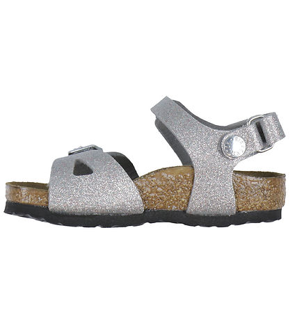 Birkenstock Sandals - Rio AS Kids - Sparkling Silver Birkenstock Sandals - Rio AS Kids - Sparkling Silver