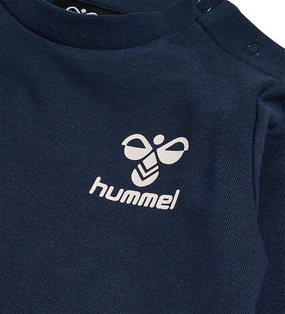 Hummel Sweat Set w. Bodysuit L/æ - hmlTrio - Parisian Night