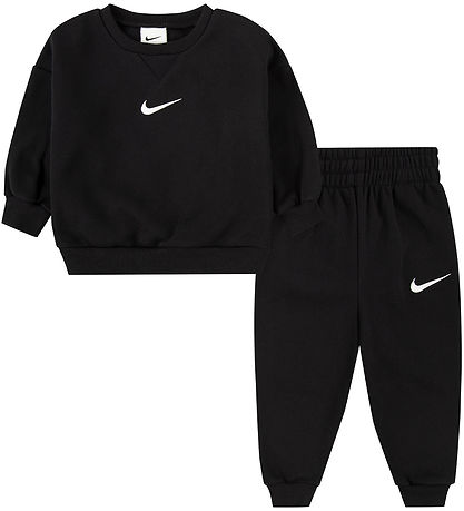Nike Sweat Set - Sweatshirt/Sweatpants - Black