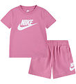 Nike 반바지 세트 - 티셔츠/반바지 - 매직 플라밍고 Nike 반바지 세트 - 티셔츠/반바지 - 매직 플라밍고