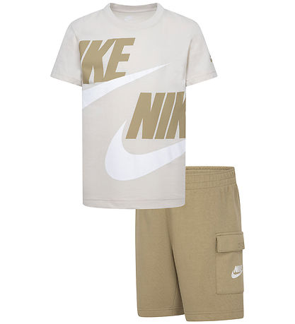 Nike Shorts Set - T-shirt/Shorts - Parachute Beige