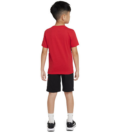 Nike Shorts Set - T-shirt/Shorts - Black/University Ed Nike Shorts Set - T-shirt/Shorts - Black/University Ed