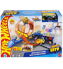 Circuit de Voitures Hot Wheels - City Super Police Gare Circuit de Voitures Hot Wheels - City Super Police Gare