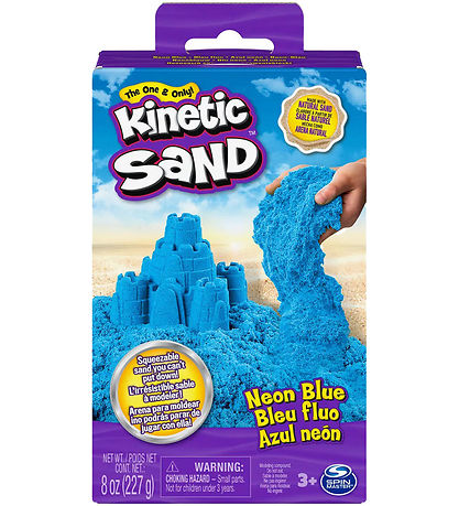 Kinetic Sand Beach sand - 227 grams - Neon Blue
