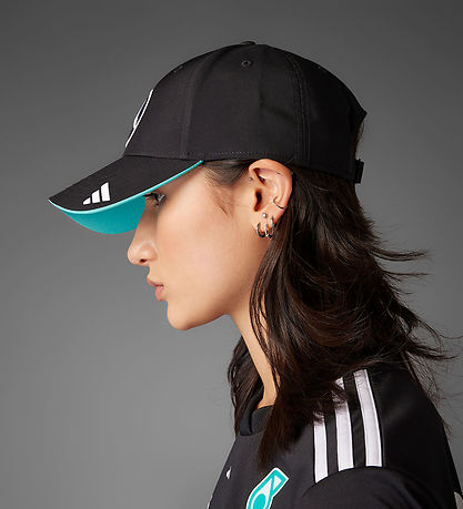 Casquette adidas Performance - Mercedes - Noir av. Logo Casquette adidas Performance - Mercedes - Noir av. Logo