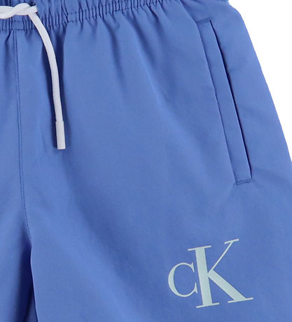 Calvin Klein Swim Shorts - Drawstring - Blue