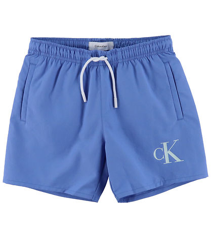 Calvin Klein Swim Shorts - Drawstring - Blue