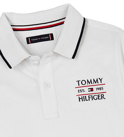 Tommy Hilfiger Polo - Weißes m. Logo