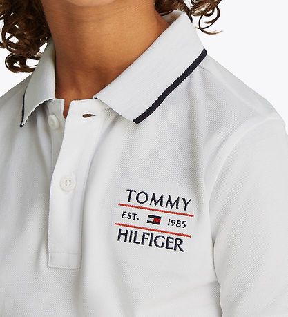 Tommy Hilfiger Polo - Weißes m. Logo