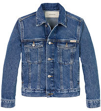 Veste en Jean Calvin Klein - Lumineux Mid Blue Veste en Jean Calvin Klein - Lumineux Mid Blue