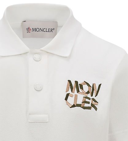 Moncler Polo - Vit Moncler Polo - Vit