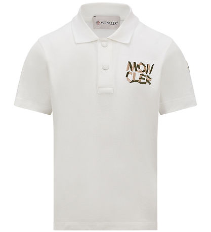 Moncler Polo - Vit Moncler Polo - Vit