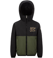 Moncler Jacket - Evert - Black/Army Green Moncler Jacket - Evert - Black/Army Green