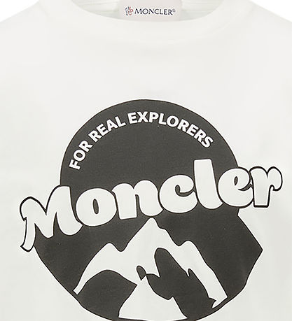 T-Shirt Moncler - Blanc av. Imprimé T-Shirt Moncler - Blanc av. Imprimé