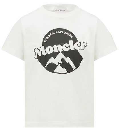 T-Shirt Moncler - Blanc av. Imprimé T-Shirt Moncler - Blanc av. Imprimé