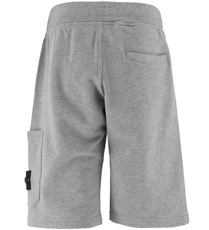 Stone Island Sweat Shorts - Grey Melange