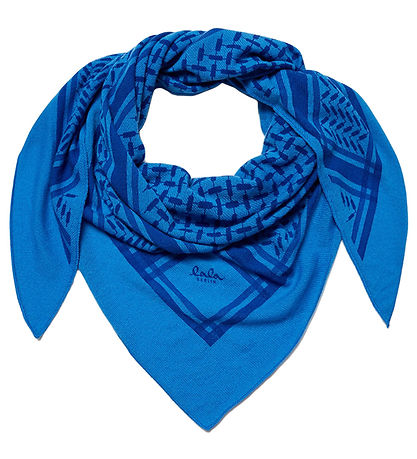Lala Berlin Scarf - Triangle Trinity Classic+ M - Blue