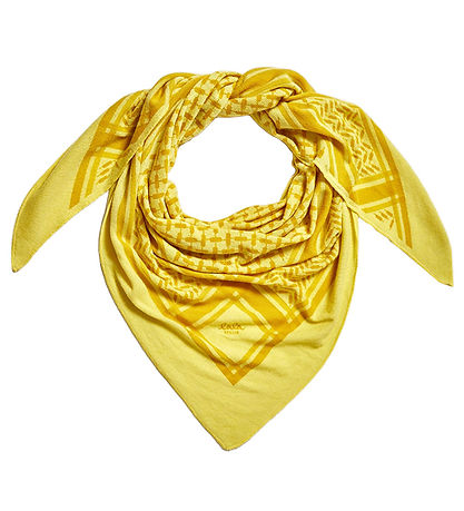 Lala Berlin Scarf - Triangle Trinity Classic+ M - Yellow