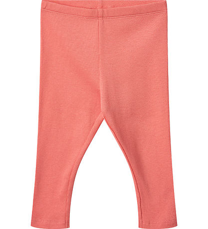 Wheat Leggings - Rib - Maddy - Light Coral Wheat Leggings - Rib - Maddy - Light Coral