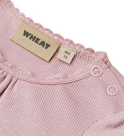 Wheat Bodysuit k/æ - Rib - Edna - Lavender Mist