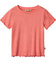 Wheat T-shirt - Rib - Irene - Light Coral Wheat T-shirt - Rib - Irene - Light Coral