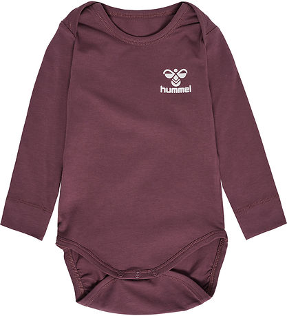 Hummel Bodysuit L/æ - hmlElvina - Plum Wine