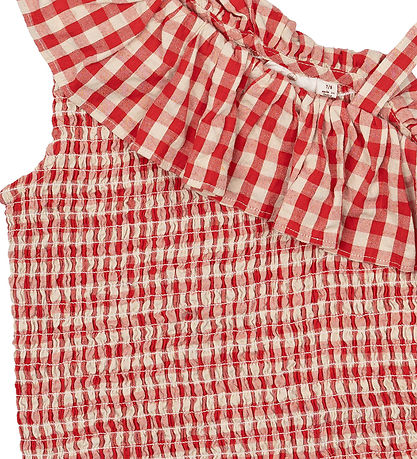 The New Top - TnNally - Poppy Red Check The New Top - TnNally - Poppy Red Check