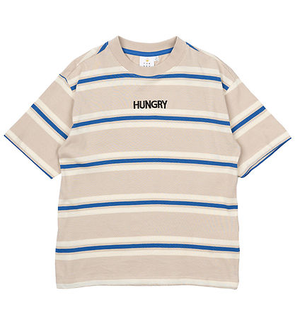 The New T-paita - TnNicky - Höyhenharmaa Striped