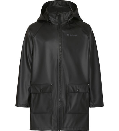 Didriksons Rain Jacket - PU - Giga - Black Didriksons Rain Jacket - PU - Giga - Black