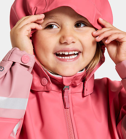 Didriksons Rainwear w. Suspenders - Waterman - Soft Pink Didriksons Rainwear w. Suspenders - Waterman - Soft Pink